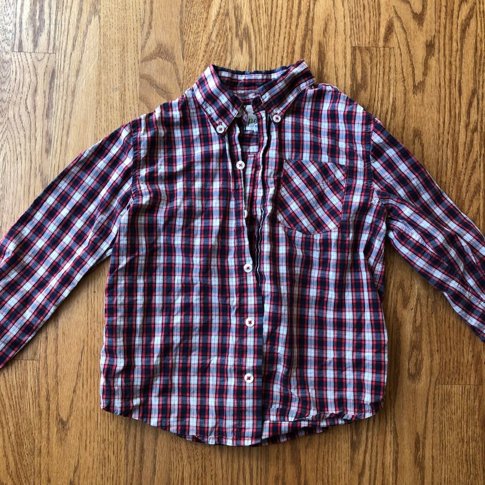VGUC Peek boys' dress shirt size M (6-7)